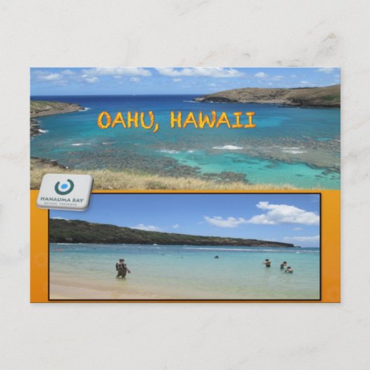 DOUANE BRIEFKAARTEN - HAWAII COLLAGE# 13 (Voorkant)