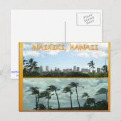DOUANE BRIEFKAARTEN - HAWAII COLLAGE# 15 (Voorkant / Achterkant)