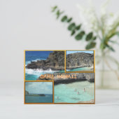 DOUANE BRIEFKAARTEN - HAWAII COLLAGE# 17 (Staand voorkant)