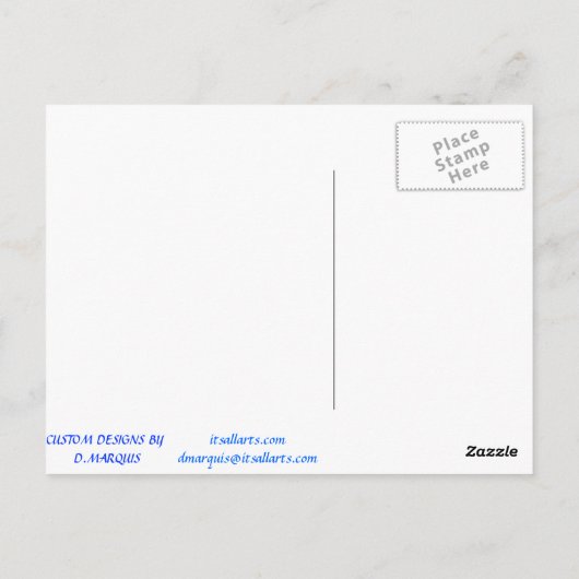 DOUANE BRIEFKAARTEN - HAWAII COLLAGE# 20 (Achterkant)