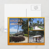 DOUANE BRIEFKAARTEN - HAWAII COLLAGE# 3 (Voorkant / Achterkant)