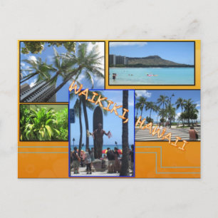 DOUANE BRIEFKAARTEN - HAWAII COLLAGE# 5