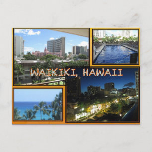DOUANE BRIEFKAARTEN - HAWAII COLLAGE# 6