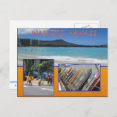 DOUANE BRIEFKAARTEN - HAWAII COLLAGE# 7 (Voorkant / Achterkant)