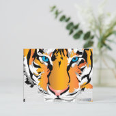 DOUANE BRIEFKAARTEN - TIGER-ORANJE (Staand voorkant)