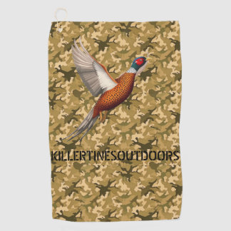 Douane camouflage golfbal handdoek