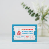 DOUANE Carnival Admission Ticket BLUE (Staand voorkant)