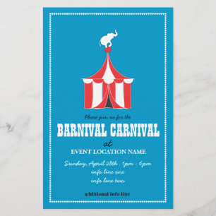 DOUANE Carnival Event Flyer BLUE