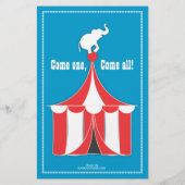 DOUANE Carnival Event Flyer BLUE (Achterkant)