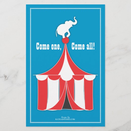 DOUANE Carnival Event Flyer BLUE (Achterkant)