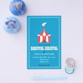 DOUANE Carnival Event Flyer BLUE (Enkel)