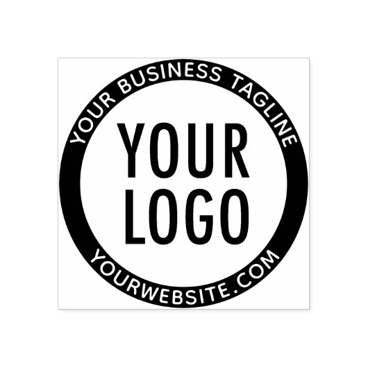 Douane Cirkel Rubber Stamp Business Company Logo Rubberstempel (Afrduk)