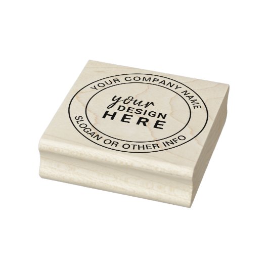 Douane Cirkel Rubber Stamp Business Company Logo Rubberstempel (Stempel)
