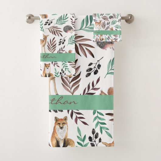 Douane Cute Animal Kind Room Decor Bad Handdoek (Insitu)