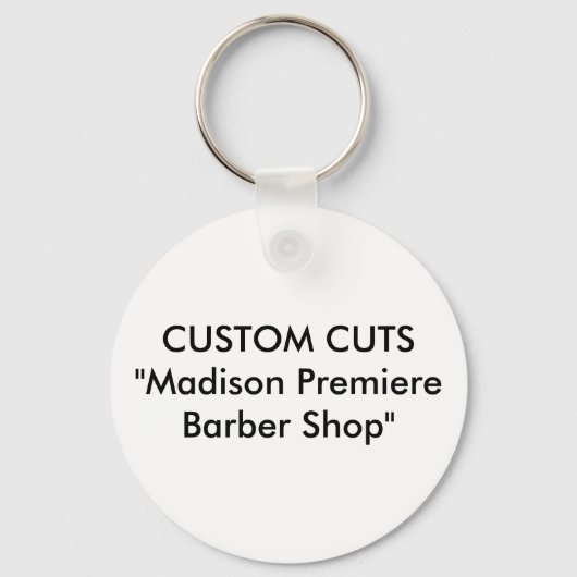 DOUANE CUTS"Madison Premiere Barber Shop" Sleutelhanger (Voorkant)