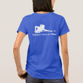 Douane Dames Biljart Poolcompetitie Team T-shirts (Achterkant)