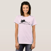 Douane Dames Biljart Poolcompetitie Team T-shirts (Voorkant volledig)