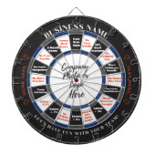 Douane Dart Board Plus Beslissingsraad voor Bedrij Dartbord (Voorkant)