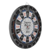 Douane Dart Board Plus Beslissingsraad voor Bedrij Dartbord (Voorkant Links)