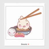 DOUANE DOUANE VINYL STICKER: KAWAII CUTE SUSHI FOO STICKER (Vel)
