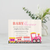 Douane-etentreinbabydouche Kaart (Staand voorkant)