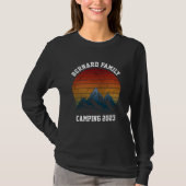 DOUANE FAMILIE REUNION CAMPING SUNSET MOUNTAIN TRI T-SHIRT (Voorkant)