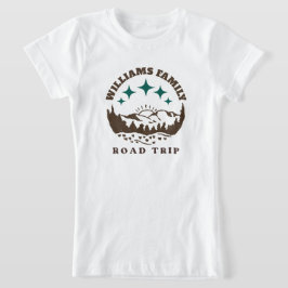 douane Family Reunion Road Trip bruin T-shirt