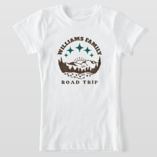 douane Family Reunion Road Trip bruin T-shirt