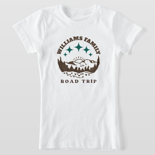 douane Family Reunion Road Trip bruin T-shirt (Laagn)