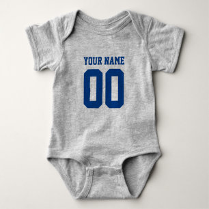Douane-football sporttruc nummer baby-kostuum romper