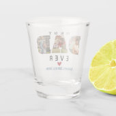 DOUANE Foto Best DAD Ever Vaderdag Cadeau Shot Glas (Achterkant)