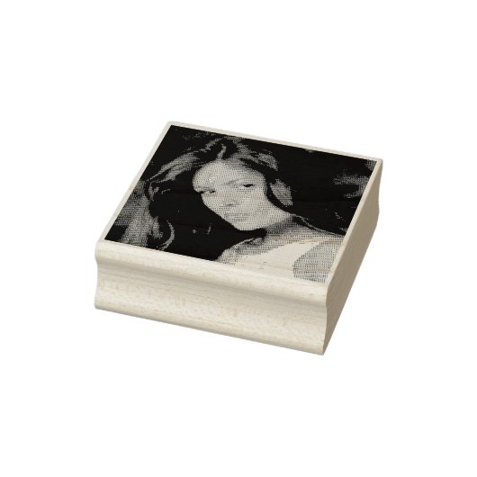 Douane foto houten rubberen stempel (Stempel)