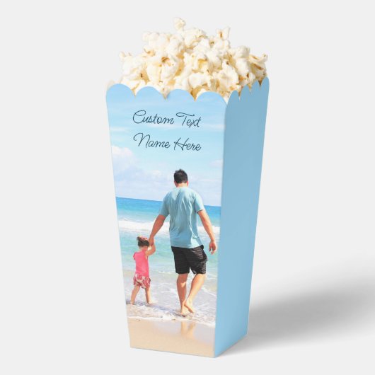 Douane Foto Popcorn Dozen Gepersonaliseerde Tekst Bedankdoosjes (Popped)