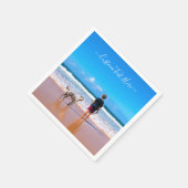 Douane Foto Text Servetten Uw Foto's met Huisdiere (Hoek)