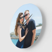 DOUANE FOTO WALL CLOCK WEDDING GIFT GROTE KLOK (Hoek)