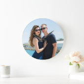 DOUANE FOTO WALL CLOCK WEDDING GIFT GROTE KLOK (Huis)