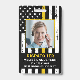 Douane Fotopolitie Afdeling 911 Verzender ID B Badge