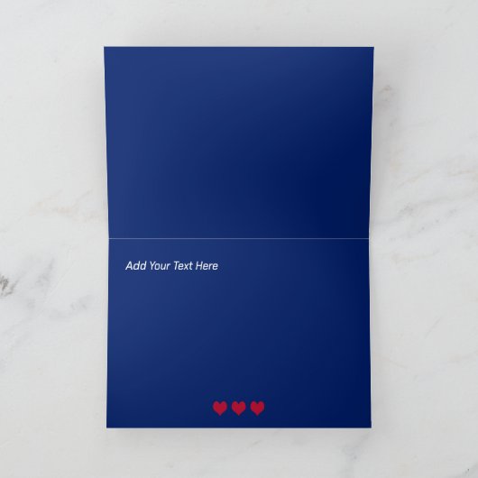 Douane Gelukkige 4th van Juli & Gelukkige 50ste Ve Kaart (Binnen)