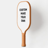 Douane gepersonaliseerde PICKLEBALL PADDLE Blanco  (Links)