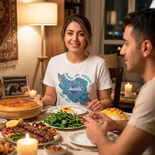 Douane Geschenken voor Iraanse Vriendin T-shirt