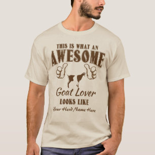 DOUANE Geweldige geit Lover LaMancha Geit T-shirt