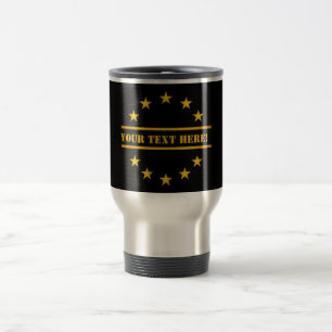 DOUANE GOLDEN STARS-mok - kies stijl en kleur Reisbeker