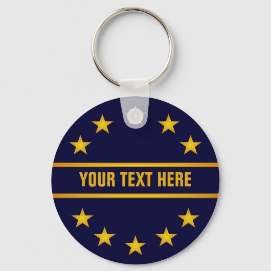 DOUANE GOLDEN STARS-sleutelketen Sleutelhanger (Voorkant)