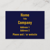 DOUANE GOLDEN STARS visitekaartjes (Achterkant)