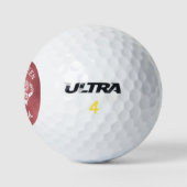 Douane Golf Koningin Roze Gouden Kroon Golfballen (Logo)