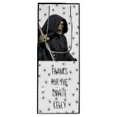 Douane Grim Reaper Fleszak Wijn Cadeautas (Voorkant)