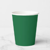 Douane groene koffiebeker papieren bekers (Achterkant)
