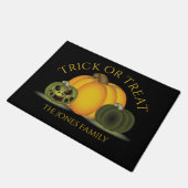 Douane Halloween Doormat met pompoenen Deurmat (Schuin)