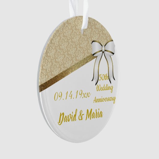 Douane, het Gouden Jubileum van het Huwelijk Ornament (voorkant)