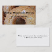 Douane Homemade Donuts Doughdopts Visitekaartje (Voorkant / Achterkant)